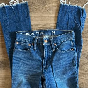 J Crew. Demi Boot Crop Jeans